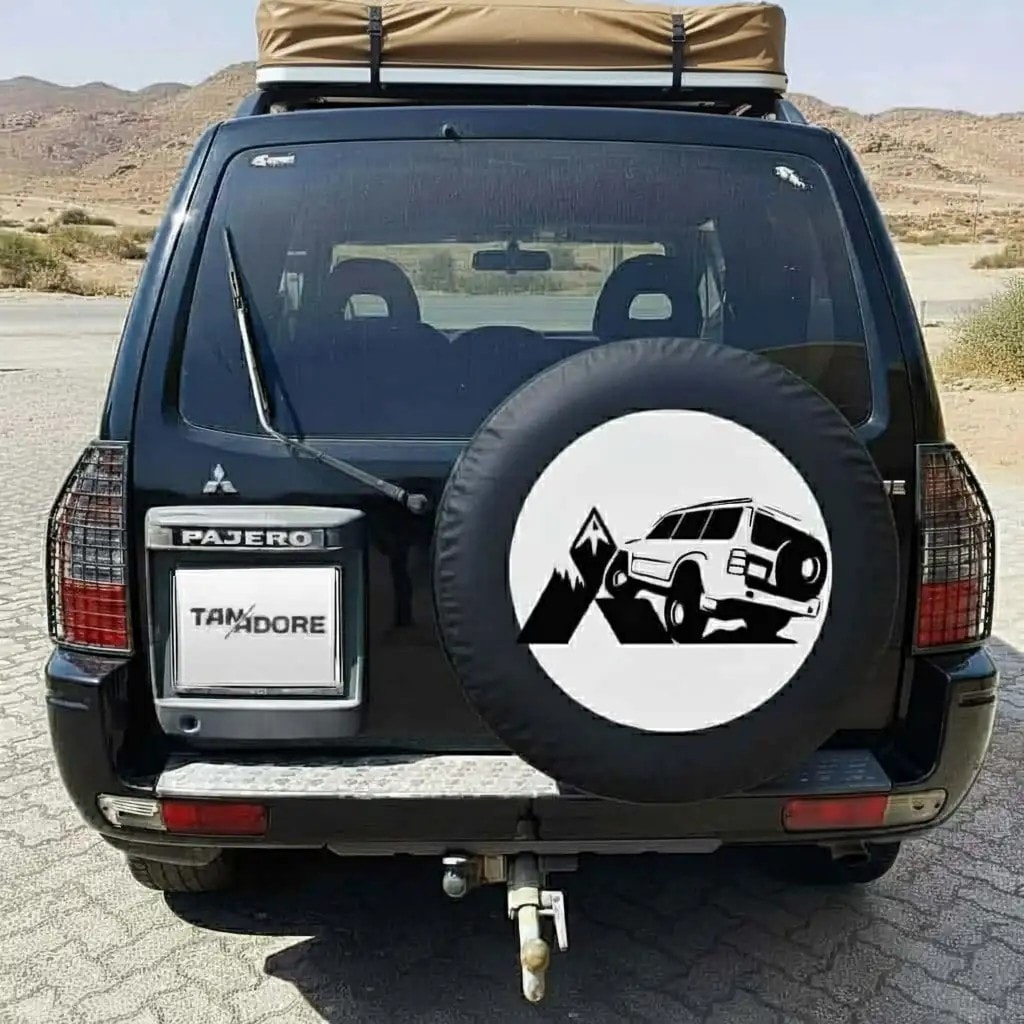 Mitsubishi SUV Designed Spare Wheel Tire Cover